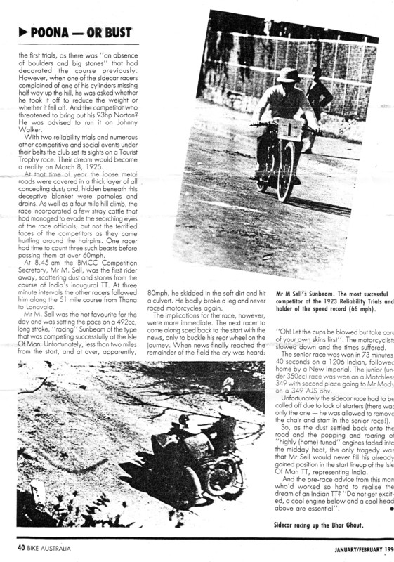 Page 4 of the Bike Australia article