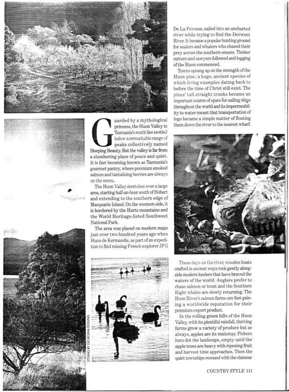 Page 2 of the Australian Country Style article